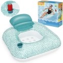 Bestway Dmuchane koło do plywania FOTEL + uchwyt na kubek 102x94cm 43097