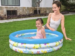 Bestway Dmuchany basenik dla dzieci 102cm RYBKI - morska grafika 51008
