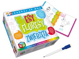Multigra Album edukacyjny Esy floresy - zestaw ćwiczeń grafomotorycznych KS0012