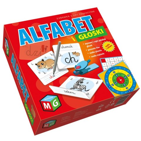 Multigra Edukacyjna gra układanka Alfabet i głoski GR0287
