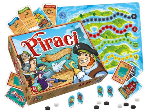 Multigra Planszowa gra PIRACI - przygoda i strategia GR0293