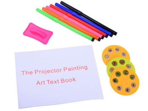 Tablica Rzutnik Projektor z koroną + Pisaki TA0067