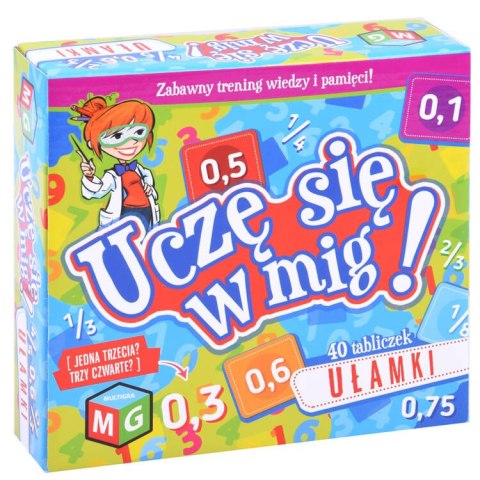 Multigra Gra edukacyjna Ułamki - uczę się w mig GR0396