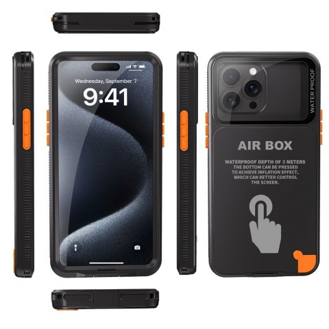 Futerał do Airbox 6.7 Shellbox wodoodporny czarny