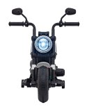 Motorek Chopper FASTER na akumulator dla dzieci Biały + Radio FM + Panel audio + LED