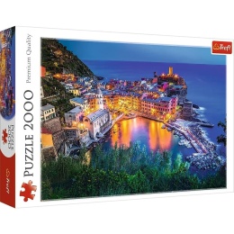Puzzle 2000 Vernazza o zmroku TREFL
