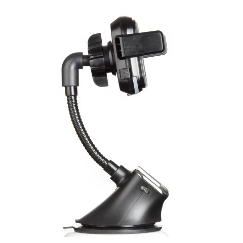 Uchwyt samochodowy uniwersalny 4w1 (zest. głośnomówiący, ładowarka indukcyjna/bezprzewodowa 10W, transmiter FM) MP3TR FM-09BT