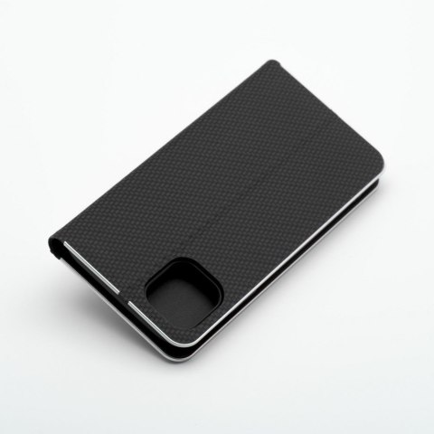 Etui z klapką na iPhone 14 PRO Luna Book Carbon czarne