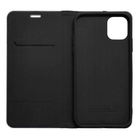 Etui z klapką na iPhone 14 PRO Luna Book Carbon czarne