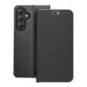 Etui z klapką na Samsung A54 5G Luna Book Carbon czarne