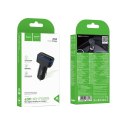 Ładowarka samochodowa Hoco z LCD 2x USB A + 1x USB C QC3.0 PD 42W Z63A czarna