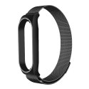 Pasek metalowy METAL do XIAOMI Mi Band 7 czarny (01)