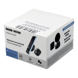 Uchwyt do telefonu magnetyczny A2 Portable z przyssawką kompatybilną z MagSafe czarny