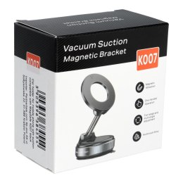 Uchwyt do telefonu magnetyczny K007 z przyssawką kompatybilną z MagSafe czarny