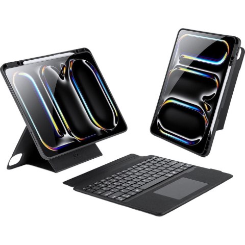 DUX DUCIS etui DK składane z klawiaturą bezprzewodową do iPad Pro 13 (2024) czarne