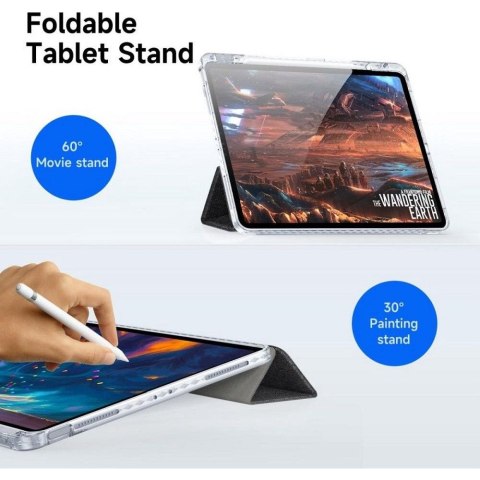 DUX DUCIS etui UNID składane z miejscem na rysik do iPad Air 13 (2024) / Pad Pro 12.9 (2018/2020/2021/2022) czarne