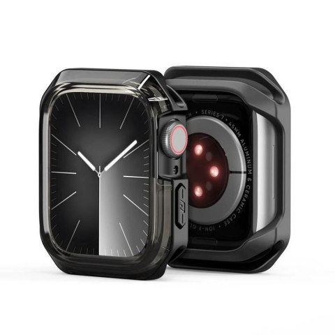 DUX DUCIS futerał TAMO do Apple Watch serii 10 46 mm transparentny z czarnym