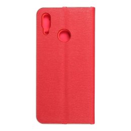 Etui z klapką na Huawei P SMART 2019 Luna Book Gold czerwone