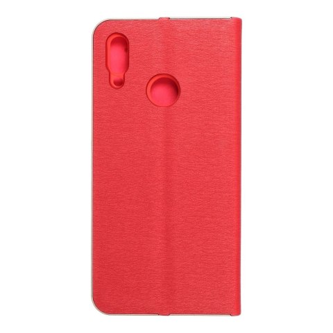 Etui z klapką na Huawei P SMART 2019 Luna Book Gold czerwone