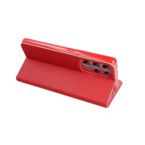 Etui z klapką na Huawei P SMART 2019 Luna Book Gold czerwone