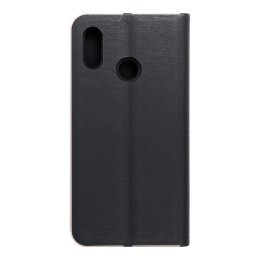 Etui z klapką na Huawei P20 LITE Luna Book Gold czarne