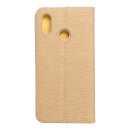 Etui z klapką na Huawei P20 LITE Luna Book Gold złote