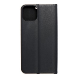 Etui z klapką na iPhone 13 Luna Book Gold czarne