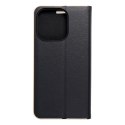 Etui z klapką na iPhone 15 PRO Luna Book Gold czarne
