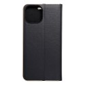Etui z klapką na iPhone 15 Luna Book Gold czarne