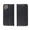 Etui z klapką na Samsung A12 / M12 Luna Book Gold czarne