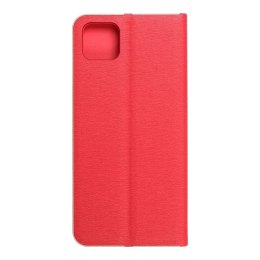 Etui z klapką na Samsung A22 5G Luna Book Gold czerwone
