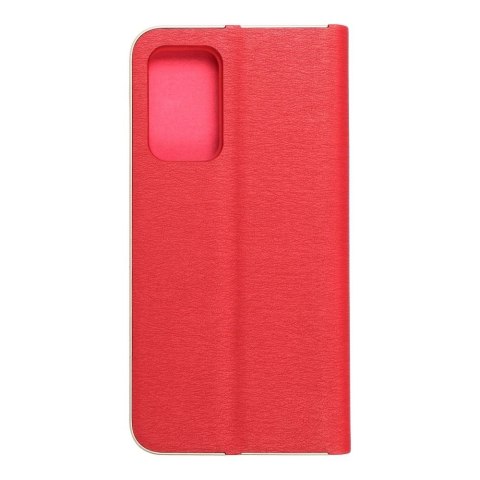 Etui z klapką na Samsung A52 5G / A52 LTE ( 4G ) / A52s 5G Luna Book Gold czerwone