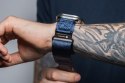 Pasek do Apple Watch Forcell F-Design FA05 rzep nylon 42 / 44 / 45 / 49 mm niebieski
