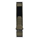 Pasek do Apple Watch Forcell F-Design FA05 rzep nylon 42 / 44 / 45 / 49 mm zielony