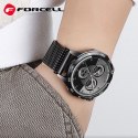 Pasek do Samsung Galaxy Watch Forcell F-Design FS10 magnetyczny stal 22 mm czarny