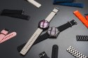 Pasek do Samsung Galaxy Watch Forcell Forcell F-Design FS01 dziurki silikon 20 mm czarny