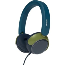 Słuchawki przewodowe nauszne Jack 3,5 mm Philips dla dzieci TAK2000CT/00 turkusowe