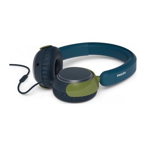 Słuchawki przewodowe nauszne Jack 3,5 mm Philips dla dzieci TAK2000CT/00 turkusowe