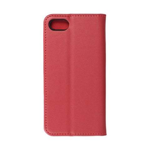 Etui z klapką na iPhone 7 / 8 / SE 2020 / SE 2022 Smart Pro Book skórzane bordowe