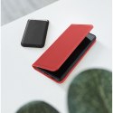 Etui z klapką na Samsung A13 4G Smart Pro Book skórzane bordowe