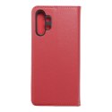 Etui z klapką na Samsung A13 4G Smart Pro Book skórzane bordowe