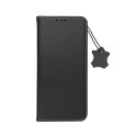 Etui z klapką na Samsung A13 5G / A04S Smart Pro Book skórzane czarne