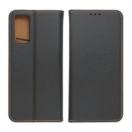 Etui z klapką na Samsung A13 5G / A04S Smart Pro Book skórzane czarne