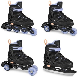 Łyżworolki 4w1 r.34-37