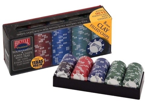 Poker 100 żetonów 8g BICYCLE