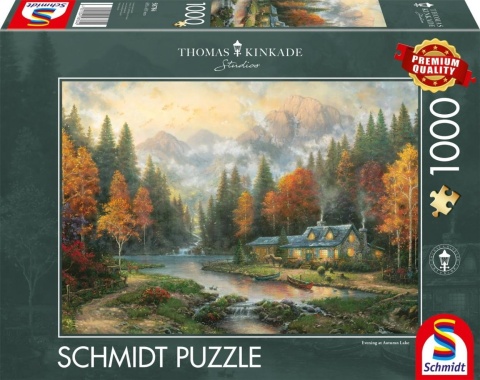 Puzzle 1000 Thomas Kinkade Jesienny wieczór