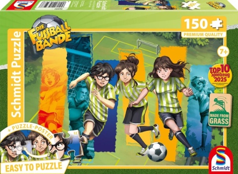 Puzzle 150 Piłkarze Współpraca