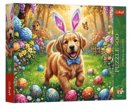 Puzzle 500 Premium Plus Wielkanocny piesek TREFL