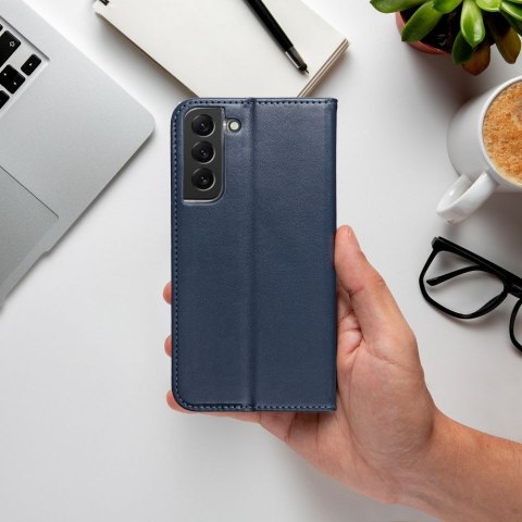Etui z klapką na Motorola EDGE 60 Smart Magneto granatowe