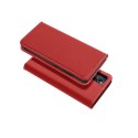 Etui z klapką na iPhone 16e (SE 4 2025) Smart Pro Book skórzane bordowe